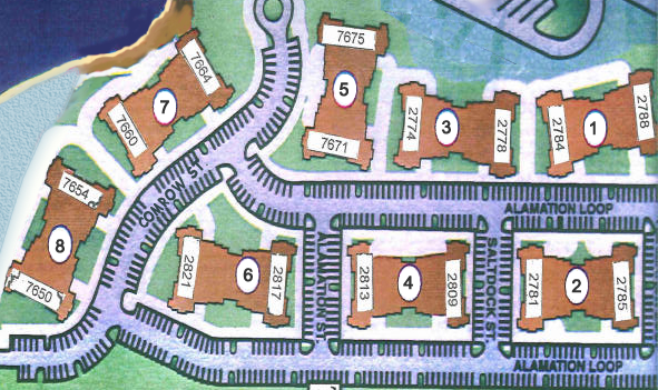 Windsor Hills Condo Map